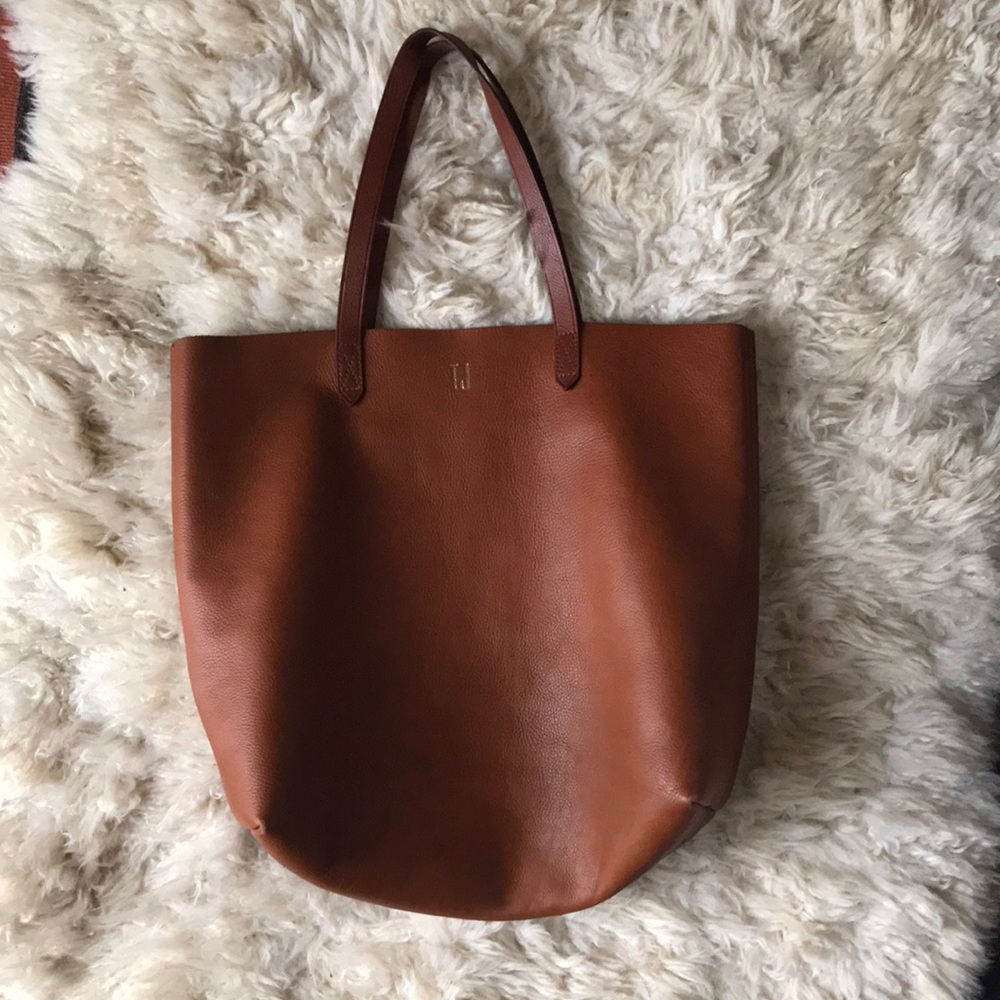 Madewell Transport Tote bag / color saddle brown